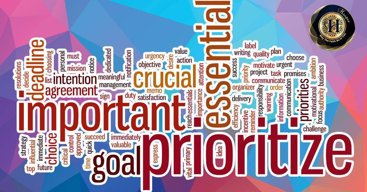 Setting your priorities